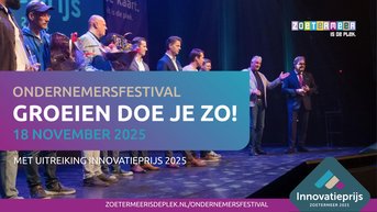 Ondernemersfestival "Groeien doe je zo!"